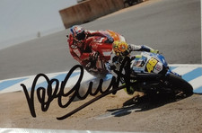 AUTOGRAPH VALENTINO ROSSI VR 46 FOTO HAND SIGNED MOTO GP YAMAHA WC DUCATI STONER