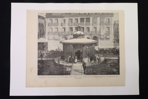 Gravure sur bois - ., alicante