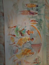 Marché de Wax (52 X 32 Cm)