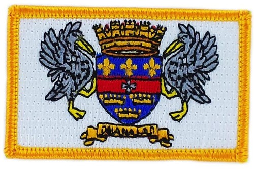 Patch écusson brodé drapeau - écusson,