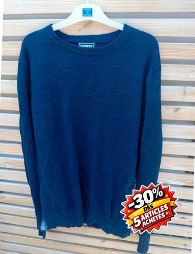 Pull homme express bleu marine - bleu,