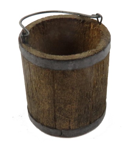 Maison poupée seau bois - de, en