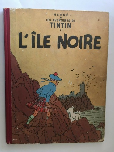 N427 tintin île noire - l'île,