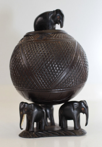 Pot couvert épices ou - pot, à