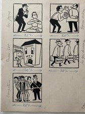 DESSIN ORIGINAL  SIGNE  MARY