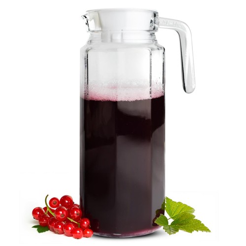 Carafe verre 1l avec - verre,