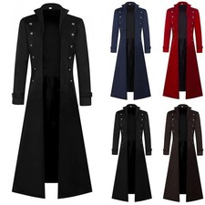 Veste Cosplay Homme à Manches Longues pour Looks Médiéval et Steampunk