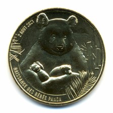 41 BEAUVAL Zoo, Naissance des bébés pandas, 2 août 2021, Monnaie de Paris