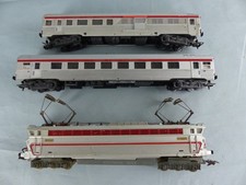 GEGE Ho locomotive CC 40101 + 2 wagons TRANS EUROP EXPRESS TEE SNCF , testé OK