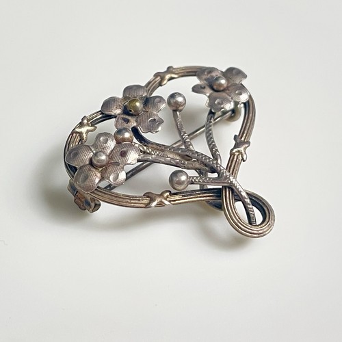 Ancien broche argent art - ancien,