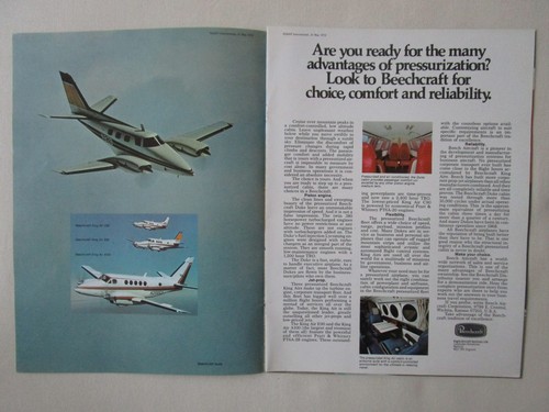 1973 pub beechcraft king - beechcraft, air