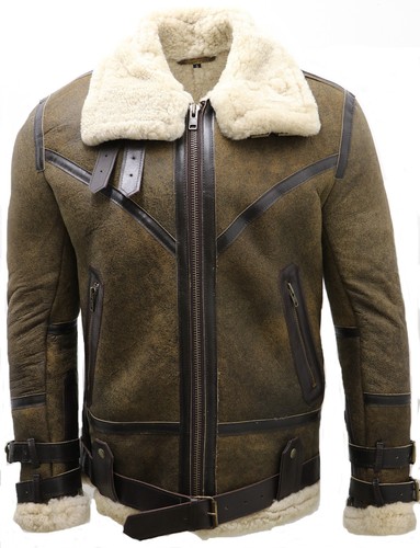Veste aviateur cuir - cuir, en