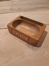 Ancienne Boîte Cartes Jetons Publicitaire Bois