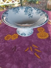 Compotier Plat Sur Pied Terre Fer Saint Amand Hamage Modèle Marie Louise 25,5cm