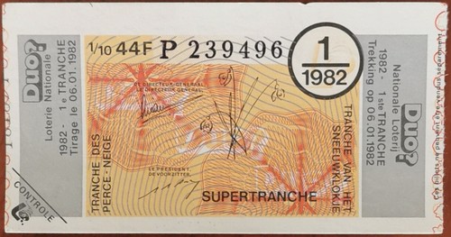 Billet loterie nationale - billet,