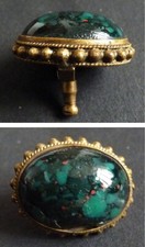 Glass Paste Hair Hat Pin Head