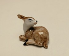 magnifique biche miniature en porcelaine, figurine   tp2-B3
