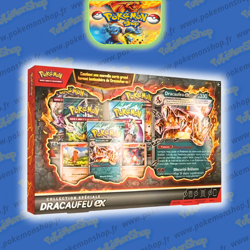 Pokémon coffret dracaufeu - dracaufeu, ex