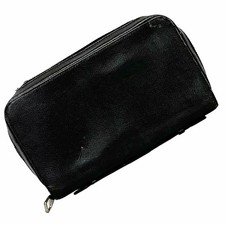 LOUIS VUITTON Portefeuille Long Zippy XL Cuir Taïga Noir Homme M44275