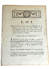 LOUIS XVI - Loi crédit