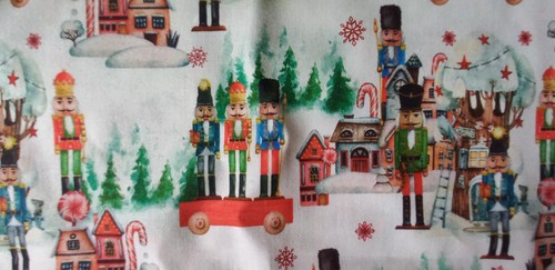 Coupon tissu noel - tissu,