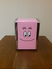 LOT BARBAPAPA DISTRIBUTEUR DE SERVIETTES + SUCRIER + ASSIETTES