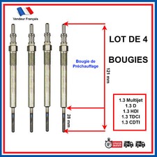 4 Bougie de préchauffage pour