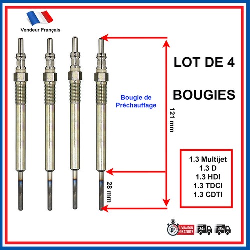 Bougie préchauffage pour - de,