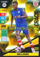 443 INAKI WILLIAMS SUPERCRACK ATHLETIC BILBAO PANINI LALIGA  2023 2024 ADRENALYN