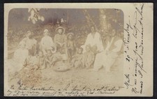 Cpa Carte Photo Afrique