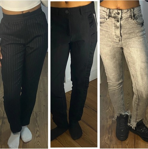 Lot pantalons pinces jean - 3, pinces/jean