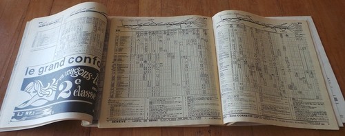 Rare sncf chaix - sncf, 2