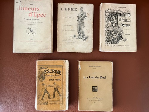 Escrime livres depuis 1886 - escrime,