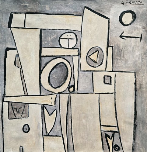 Peinture huile abstraite - peinture, l'huile