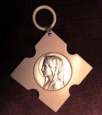 MÉDAILLE de BERCEAU ancienne