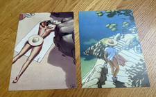 Mirande - 2 Ex-Libris - 21 x 14,8 cm - Bain de soleil + L'escalier vers la plage