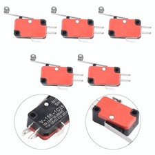 Lot de 5 micro-commutateurs SPDT à charnière longue fiables momentanés