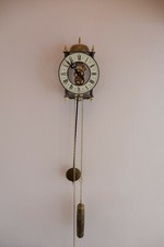 Skeleton clock 'tempus fugit'-