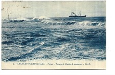 33  LACANAU OCEAN  PASSAGE DE NAVIRE DE COMMERCE