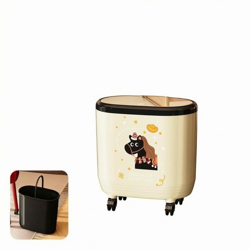 Poubelle motif cheval - motif,