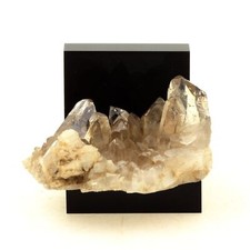 Quartz fumé + Adulaire