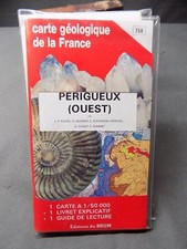 PERIGUEUX OUEST Carte géologique de la France BRGM 1:50 000 Dordogne