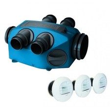 Kit VMC hygroréglable hygro B tres basse conso avec caisson + 3 bouches à piles