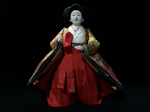 L1762 poupée hina japonaise - poupée,
