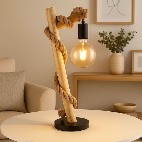 Lampe table - de, bois