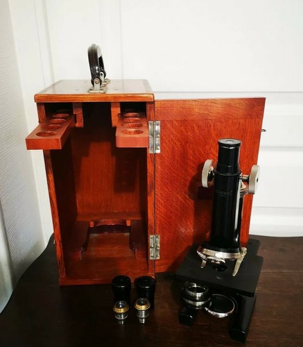 Ancien microscope stiassnie - microscope,