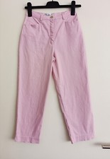 Pantalon 7/8 rose. Antonelle. Coton. Elasthanne. Taille 34