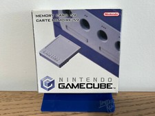 Nintendo GAME CUBE Memory Card 59 - BOITE SEULE ! BOX ONLY ! + manuel