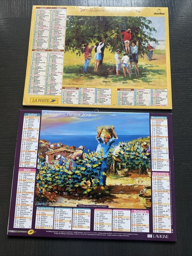 Lot calendriers almanach - lot,