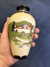 Vase Grès D Art Grand Feu Gaitaud Pays Basque Avec 1960 Lourdes